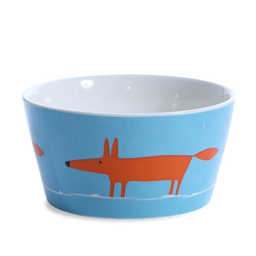 Cereal Bowl Mr Fox Duckegg & Orange - Keith Brymer Jones - Pine-apple