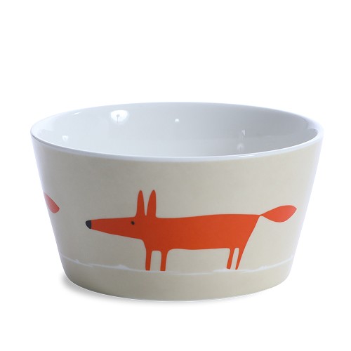 Cereal Bowl Mr Fox Neutral & Orange - Keith Brymer Jones - Pine-apple